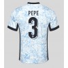 Herren Fußballbekleidung Portugal Pepe #3 Auswärtstrikot EM 2024 Kurzarm